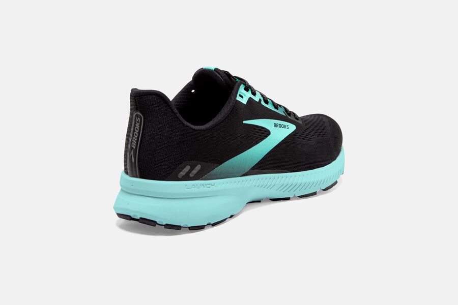 Brooks Launch 8 Road Loopschoenen Dames - Zwart/Blauw - 485029SHA